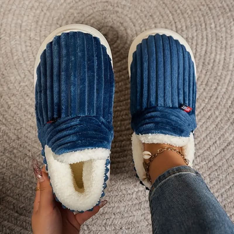 House Slippers Fleece Lined Warm Indoor Comfort Shoes Character Count