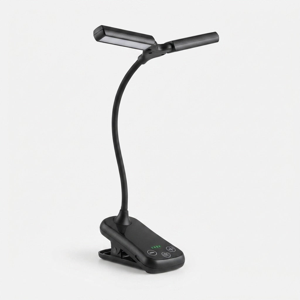 Book Light for Reading in Bed Rechargeable Clip On LED Reading Lamp