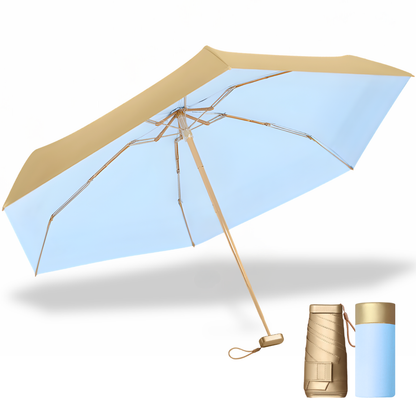 Umbrella Mini Travel UPF 50 Windproof Compact Folding Umbrella