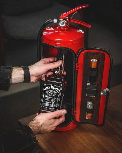 Bar Cabinet Fire Extinguisher Hidden Liquor Storage Secret Dispenser