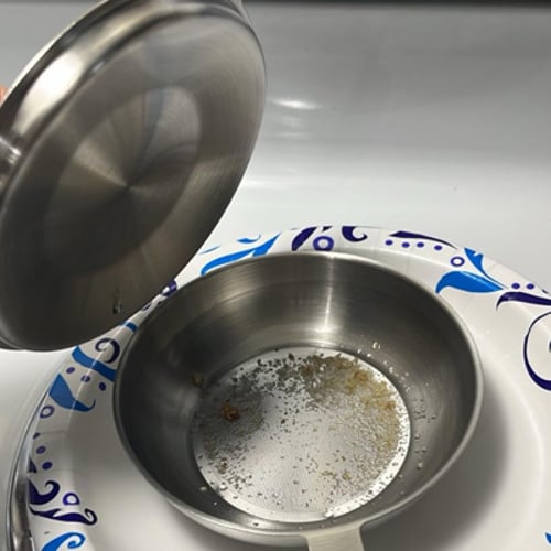 Oil Dispenser Oil Strainer Stainless Steel Cooking Oil Filter Pot