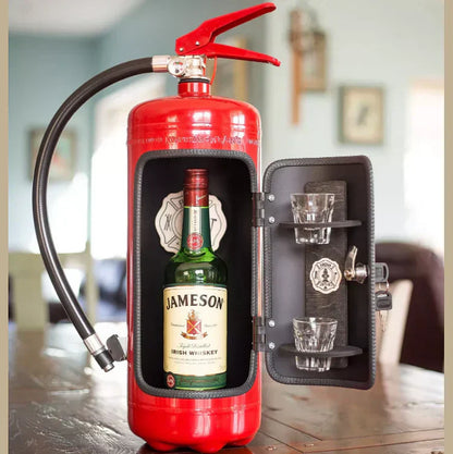 Bar Cabinet Fire Extinguisher Hidden Liquor Storage Secret Dispenser