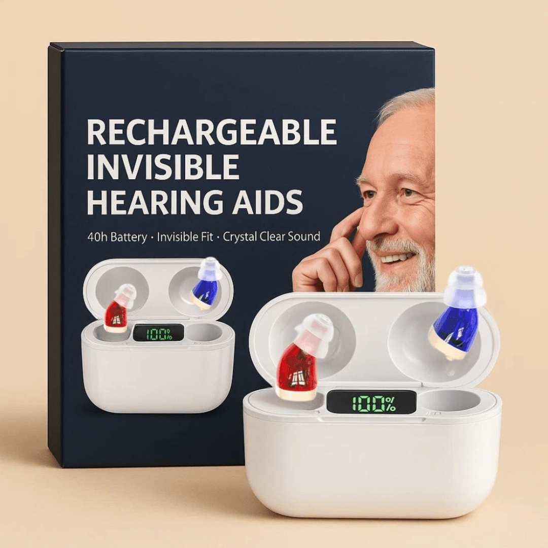 Hearing Aids In-Ear Rechargeable Discreet Sound Amplifier