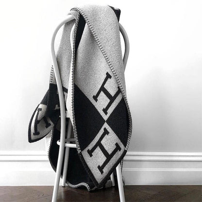 Throw Blanket Soft Faux Cashmere Cozy Sofa Bed Blanket