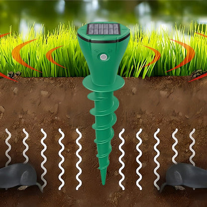 Mole Repellent Solar Powered Sonic Spike for Lawn Gopher Vole