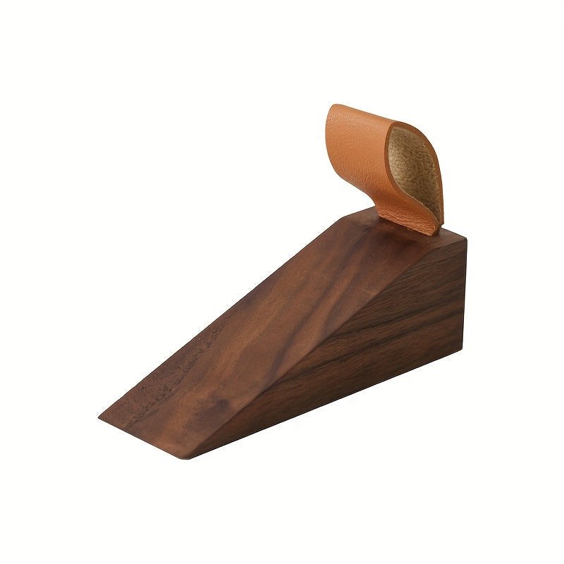 Door Stop Wooden Wedge Non Slip Floor Protector