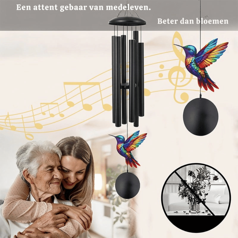 Wind Chimes for Outside Hummingbird Memorial Wind Chime Garden Decor