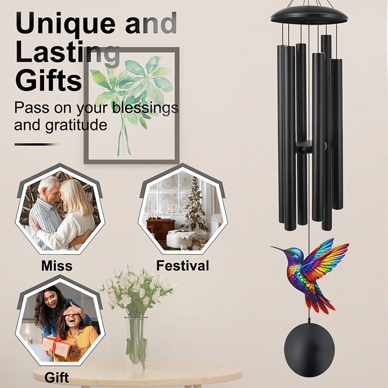 Wind Chimes for Outside Hummingbird Memorial Wind Chime Garden Decor