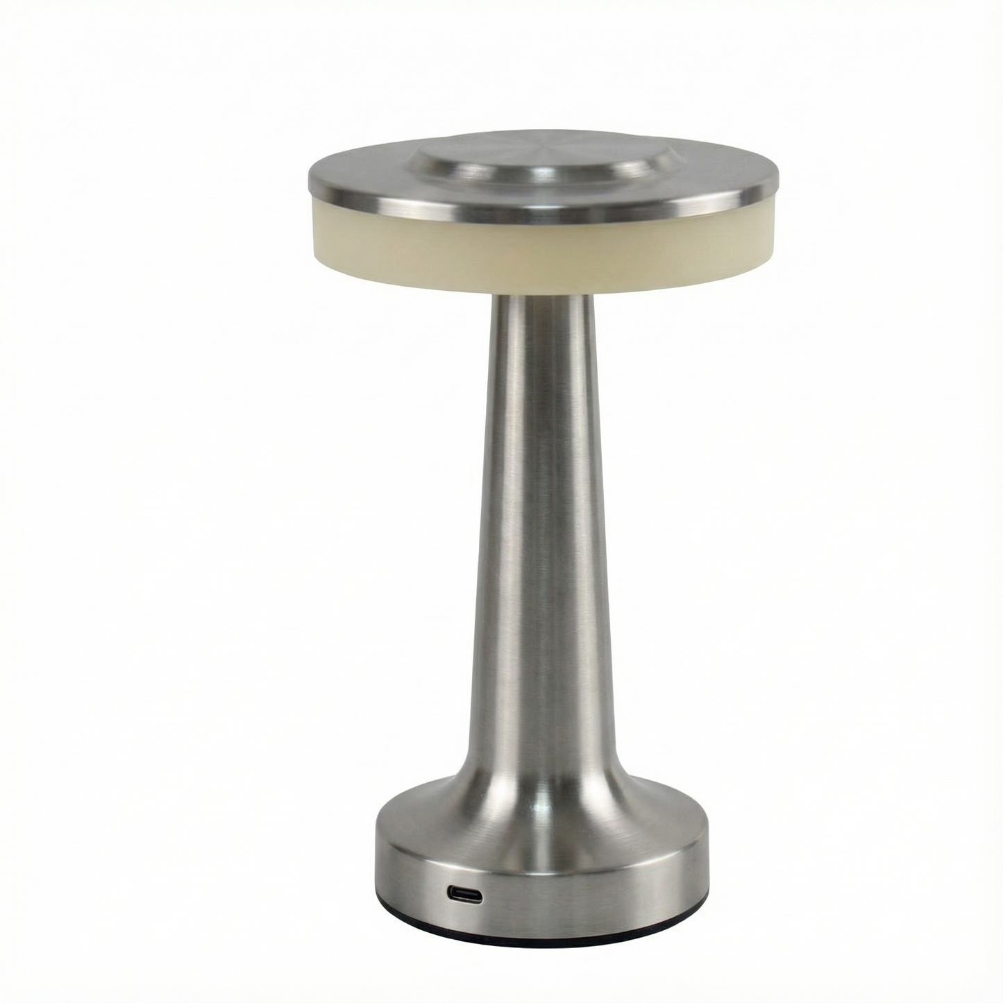 Touch-Control Rechargeable LED Table Lamp with Metal Body