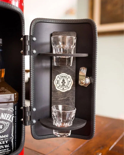 Bar Cabinet Fire Extinguisher Hidden Liquor Storage Secret Dispenser
