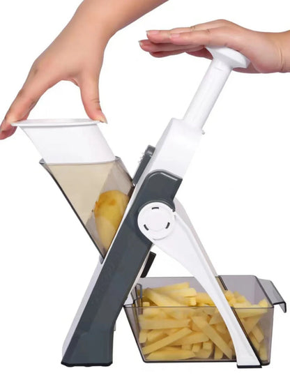 5-in-1 Safe Vegetable Slicer with Interchangeable Blades
