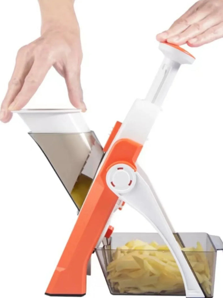 5-in-1 Safe Vegetable Slicer with Interchangeable Blades