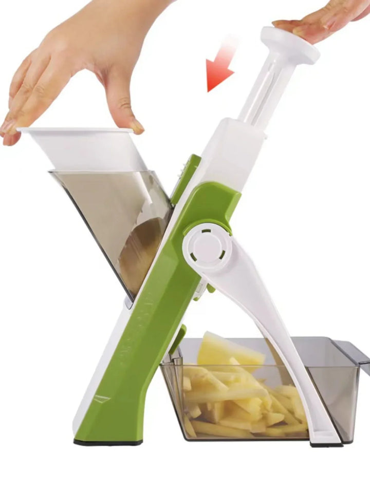 5-in-1 Safe Vegetable Slicer with Interchangeable Blades