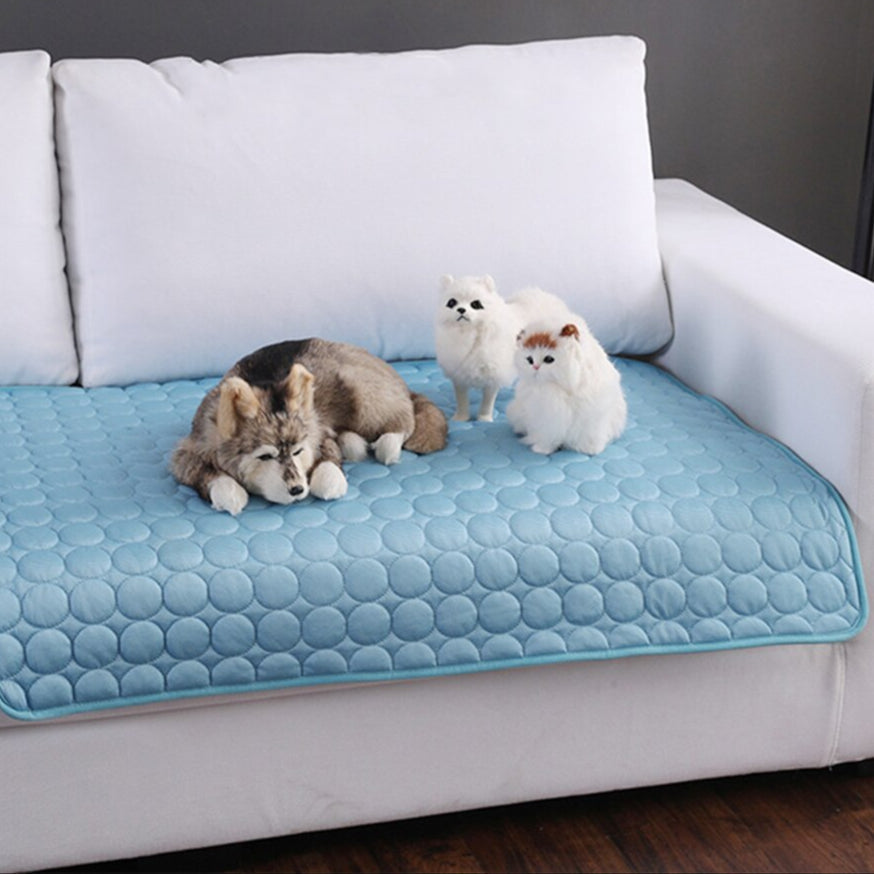 Cooling Dog Mat Self Cooling Pet Bed Pad for Summer Travel