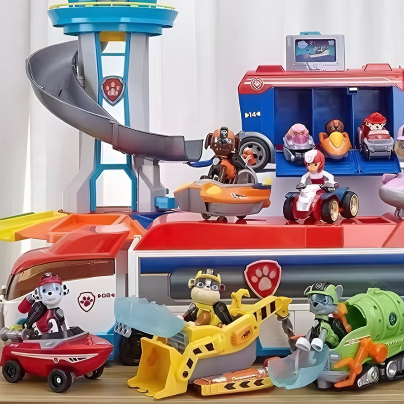 Playset Building Blocks Adventure Tower Vehicle Kids Toy Set