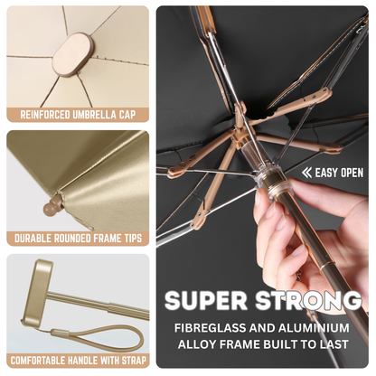 Umbrella Mini Travel UPF 50 Windproof Compact Folding Umbrella