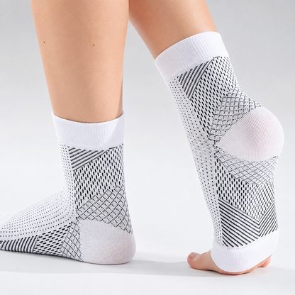 Open Toe Compression Socks Ankle Compression Sleeve for Women and Men