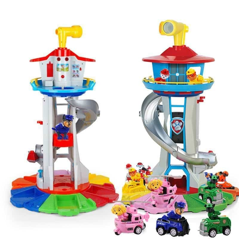 Playset Building Blocks Adventure Tower Vehicle Kids Toy Set
