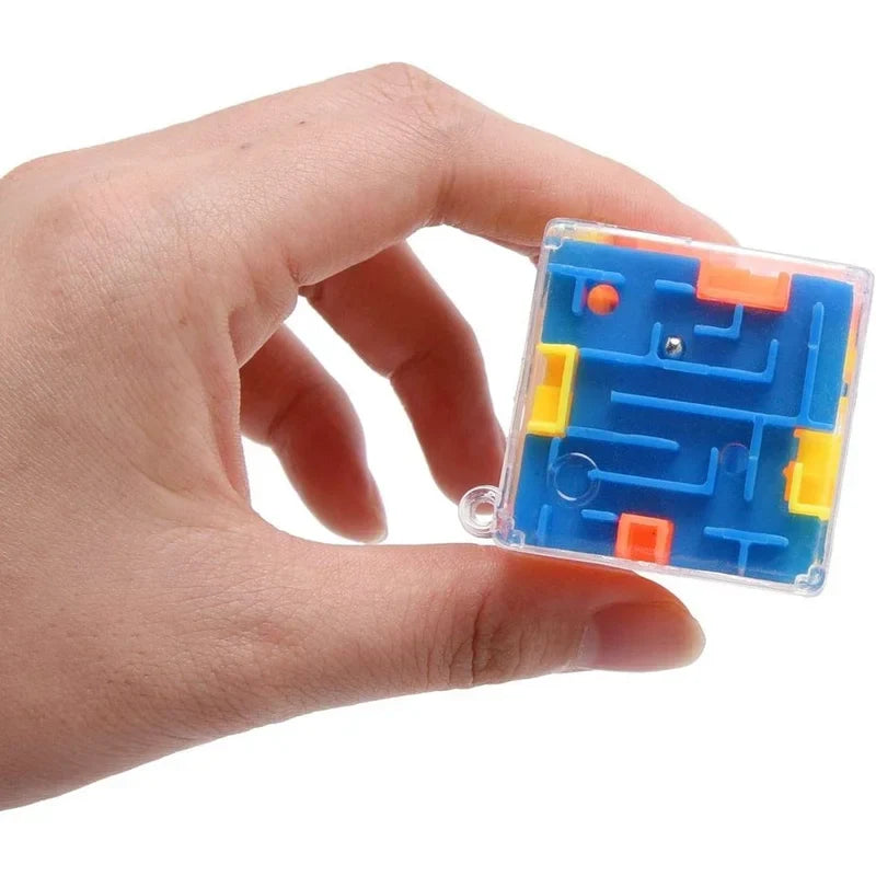 Brain Teaser Puzzle 3D Maze Cube Mini Fidget Toy for Kids and Adults
