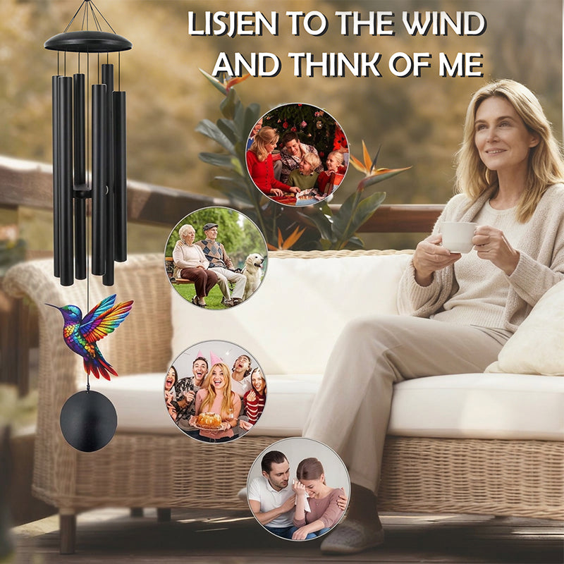 Wind Chimes for Outside Hummingbird Memorial Wind Chime Garden Decor