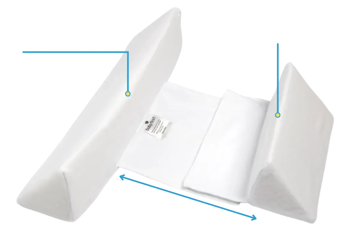 Baby Pillow Anti Roll Memory Foam Infant Sleep Wedge