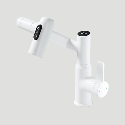 Kitchen Faucet Pull Down 360 Degree LED Temperature Faucet