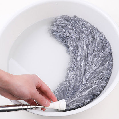 Duster with Extension Pole Microfiber for High Ceiling Fan Cobweb