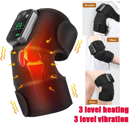 Heated Shoulder Brace Massager Wireless with Vibration for Pain