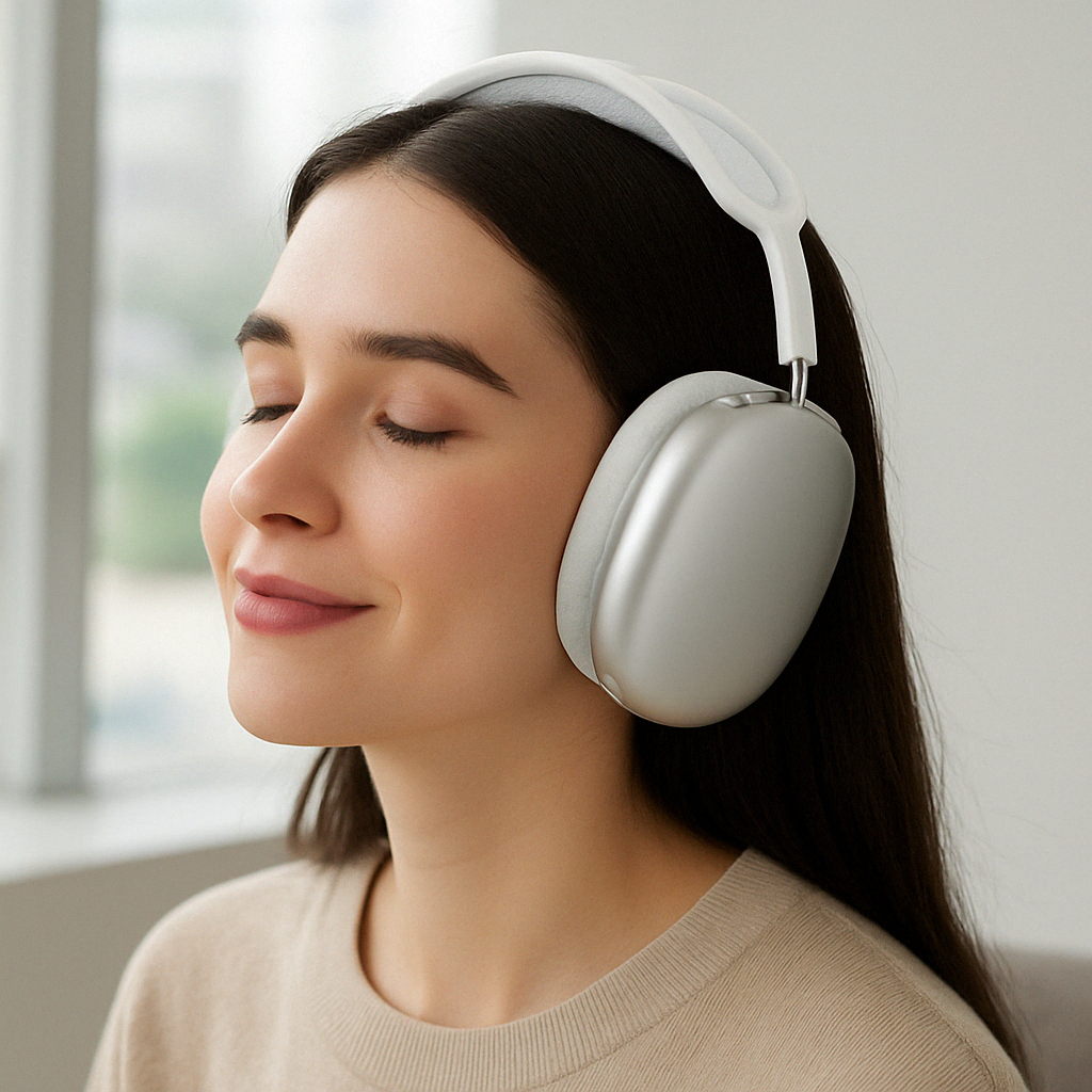 Wireless Headphones Bluetooth Over Ear with Mic and Soft Ear Cushions