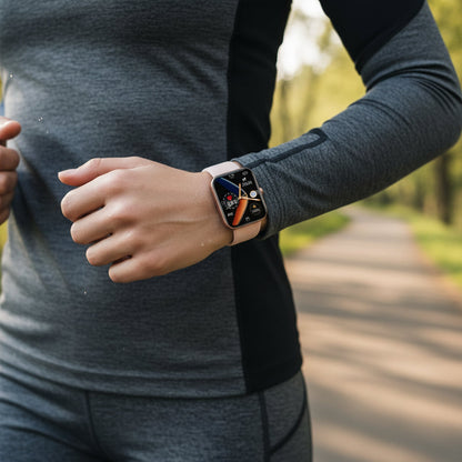 Smart Watch Health Monitor with Glucose Trend and Heart Tracking