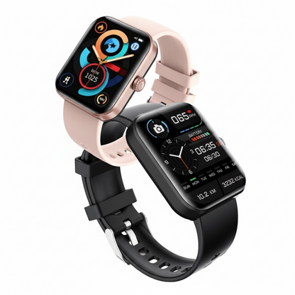 Smart Watch Health Monitor with Glucose Trend and Heart Tracking