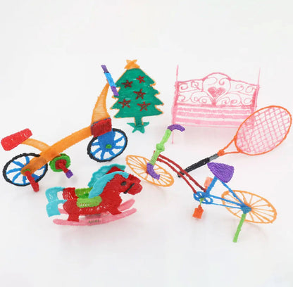 3D Pen for Kids with PLA Filament 12 Colors LED Display Case