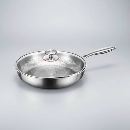 Frying Pan Titanium Hammered Nonstick Induction Skillet