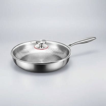 Frying Pan Titanium Hammered Nonstick Induction Skillet
