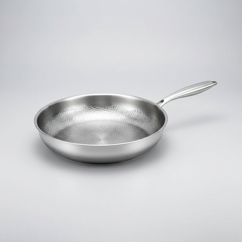 Frying Pan Titanium Hammered Nonstick Induction Skillet