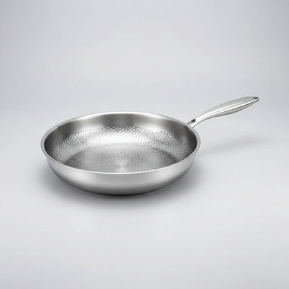 Frying Pan Titanium Hammered Nonstick Induction Skillet