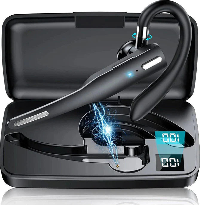Bluetooth Headset Wireless Ear Hook Noise Cancelling Mic