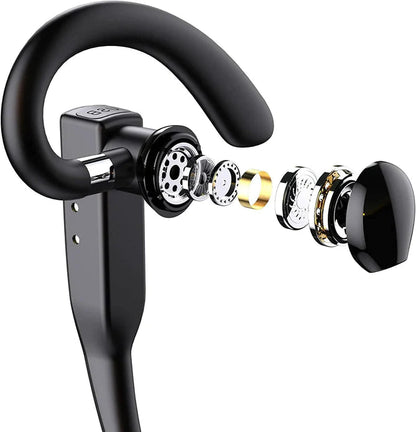 Bluetooth Headset Wireless Ear Hook Noise Cancelling Mic