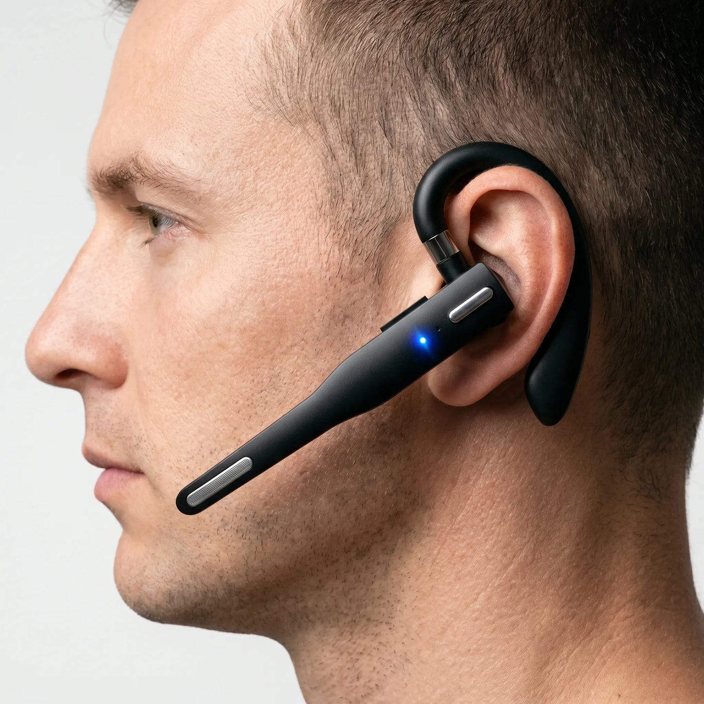 Bluetooth Headset Wireless Ear Hook Noise Cancelling Mic