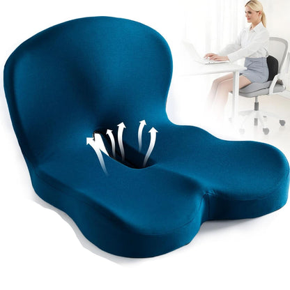 Seat Cushion Memory Foam Ergonomic Office Chair Pad