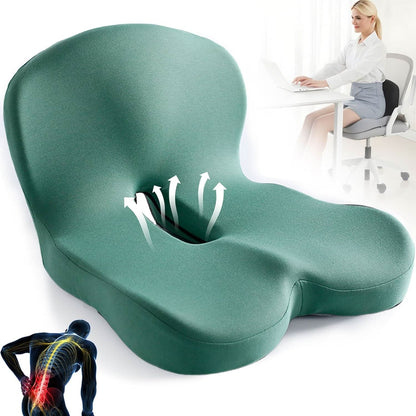 Seat Cushion Memory Foam Ergonomic Office Chair Pad
