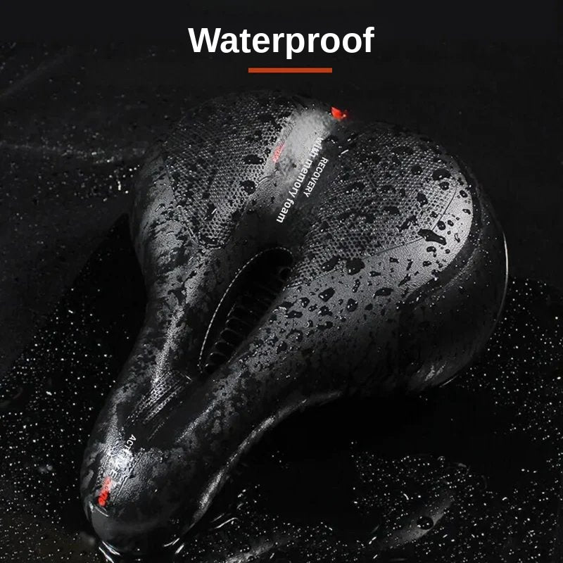 Bike Seat Comfortable Memory Foam Wide Bicycle Saddle for Men Women