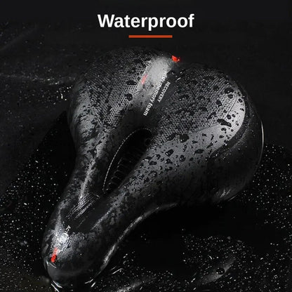 Bike Seat Comfortable Memory Foam Wide Bicycle Saddle for Men Women