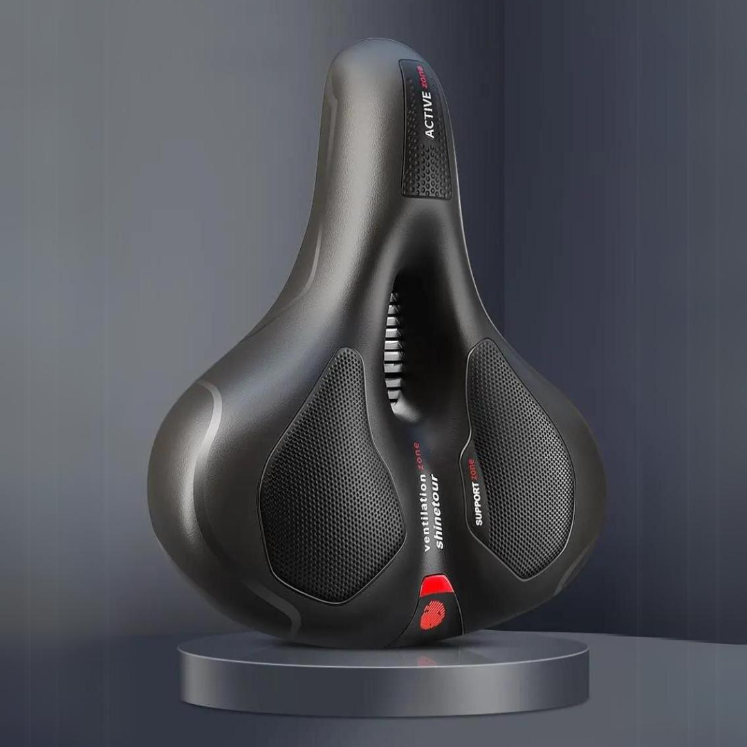 Bike Seat Comfortable Memory Foam Wide Bicycle Saddle for Men Women
