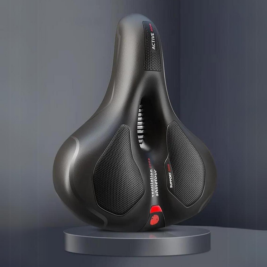 Bike Seat Comfortable Memory Foam Wide Bicycle Saddle for Men Women