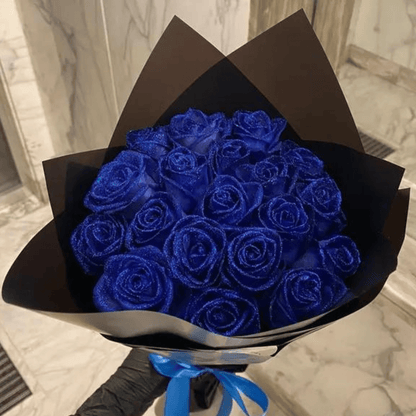 Artificial Rose Glitter Decorative Rose Luxury Gift Flower