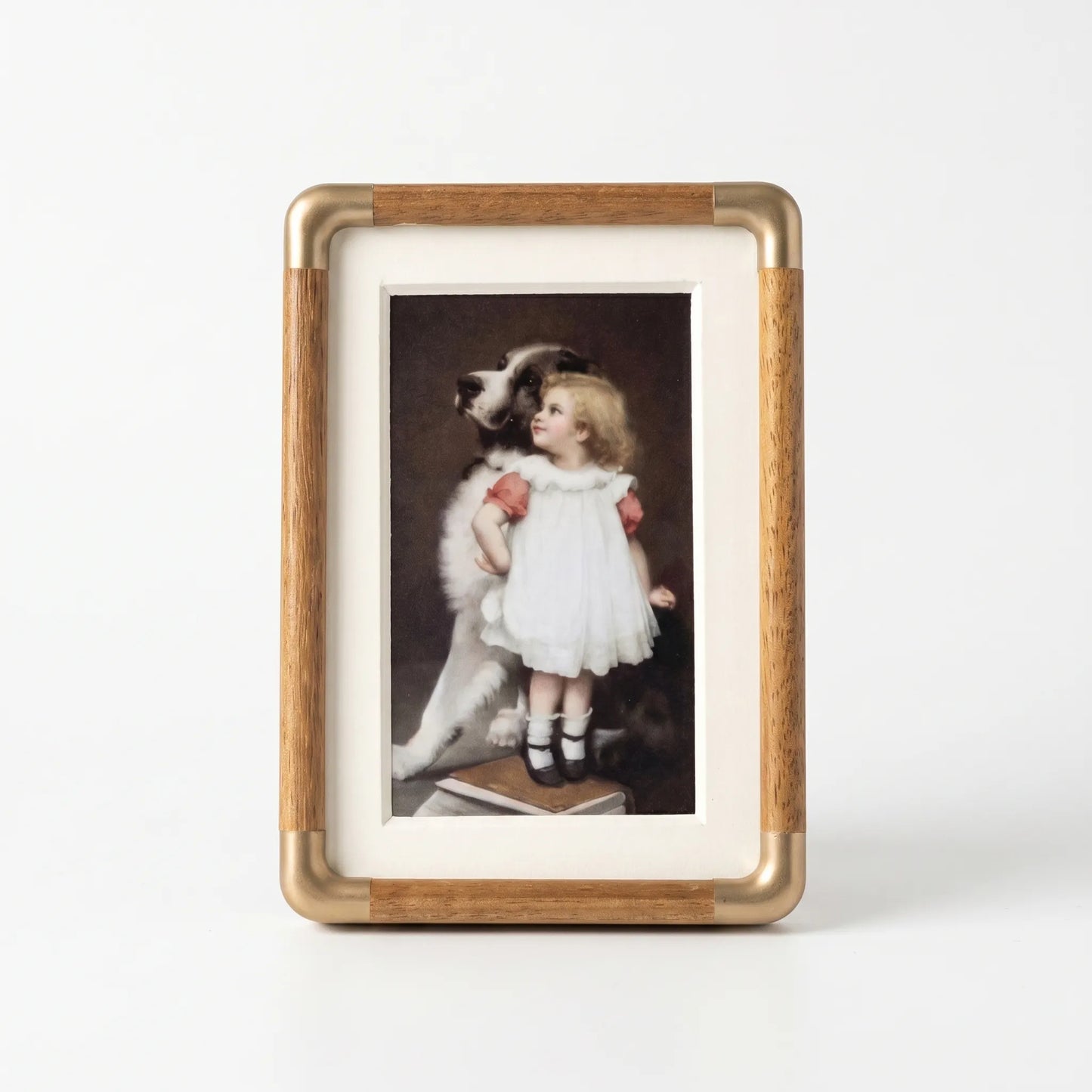 Picture Frame Vintage Metal Desktop Photo Display