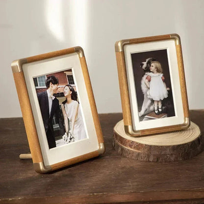 Picture Frame Vintage Metal Desktop Photo Display