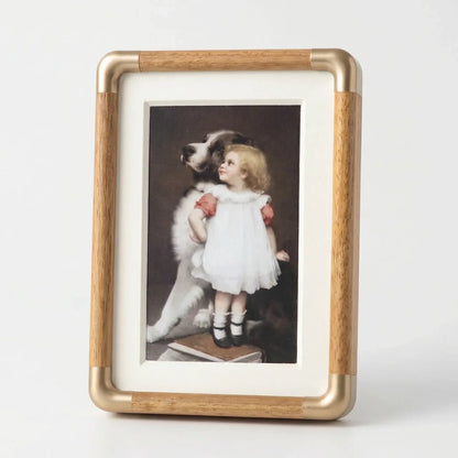 Picture Frame Vintage Metal Desktop Photo Display