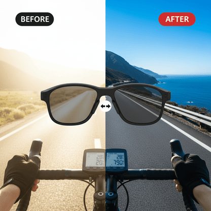 Polarized Sports Sunglasses for Men Women UV400 Cycling and Fishing